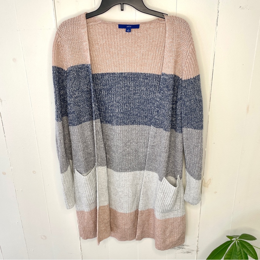 Color Block Cardigan, size S - Picture 4 of 7